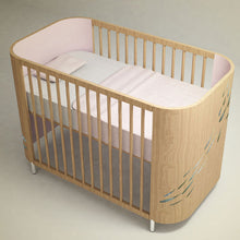 5-in-1 Natural Wood Embrace Luck Crib